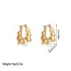 Acero Inoxidable Moda Europea y Americana Retro Francés Simple Personalizado Aretes Alienígenas Aretes de Perlas para Mujer Accesorios