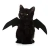 Halloween divertido disfraz de murciélago para mascotas gato Perro Grande golden retriever perro bulldog francés transformación de gato murciélago atuendo