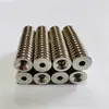 Imán Magnético Fuerte Imán de Acero Magnético Redondo Forma de Anillo Lámina Magnética Fuerte D15X3Mm Agujero Avellanado M3