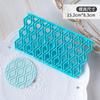 Molde de impresión de textura de cuarto de galón para hornear película para presionar galletas molde de plástico de borde de fondant con textura de diamante molde de corte