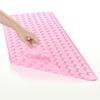 Alfombrilla de baño antideslizante, alfombrilla larga para ducha con agujero de drenaje, ventosa, alfombrilla de baño, alfombrilla de baño interior, alfombrilla de baño antideslizante, alfombrilla de baño