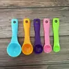 Comércio Exterior Utensílios de Cozinha para Assar Conjunto Colorido de Colheres Medidoras com Balança Conjunto de Colheres Medidoras para Temperos Conjunto de 5 Peças