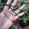 Anillo Colgante Estilo Étnico Retro de Nicho Collar Retro Hecho a Mano de Doble Capa Lujo Accesible Decoración Femenina de Nicho de Gama Alta
