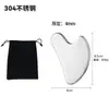 Acero Inoxidable 304 Raspador Gua Sha Herramienta de Belleza Facial Palo Raspador para Masaje de Ojos Raspador Universal para Masaje Facial de Todo el Cuerpo