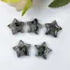 Amazon Piedra Natural Cristal 20mm Estrella de Cinco Puntas No Porosa Colgante Estrella Luna Joyería Pequeños Adornos de Estrella Accesorios