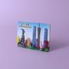 Lote Mixto Ciudad de China No.3 Pegatinas para Refrigerador Souvenirs Turísticos Lijiang Guangzhou Shenzhen Sanya Jiangxi Venta al por Mayor Hecho a Mano