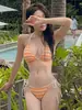 Traje de Baño Bikini Dividido Nuevo 2025 para Mujer Delgado Sexy Playa Resort Aguas Termales [Dropshipping]