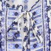 Estilo Europeo y Americano Amazon Aliexpress Más Vendido Moda Tendencia Versátil Estilo Callejero Estampado Vestido Mini