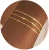 Nuevo Pulsera de Oro de 14K Estilo Ins de Amazon Pulsera de Zirconia Cadena de Perlas Millet Pulsera de Tres Piezas Tendencia Elegante