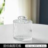 Mini Jarrón Vintage Nórdico para Arreglo Floral, Vidrio Estilo Ins con un Toque de Lujo, Hermoso Adorno, Flores Secas Europeas de Lujo Ligero