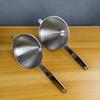 Embudo de filtro de acero inoxidable 304 filtro de residuos de comida y té cocina residuos de fritura malla cónica malla de fuga