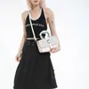 Bolso Pequeño Cuadrado Romántico Estilo Francés al por Mayor para Mujer, Bolso de Hombro Texturizado de Lujo Ligero Nuevo Invierno 2025, Bolso Cruzado para Viajes