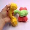 Suministros para Mascotas Hueso Sólido Grande Mordida Oso de Peluche Pelo Dorado Molar Mordida Nuevo Juguete para Mascotas Molares Huesos para Perro
