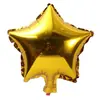 Globo de película de aluminio con forma de estrella de 10 pulgadas morado lámina de aluminio láser macarrón metálico estrella de cinco puntas rosa dorado mate