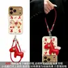 Cordón Rico Caballo Adecuado para Funda de Teléfono Apple 17Pm Accesorios para iPhone 16 18 Estilo Chino Texto 15 Ventana Grande