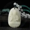 Pingente de Jade Hetian com a Divindade Guardiã do Signo do Cavalo, Adequado para Homens e Mulheres