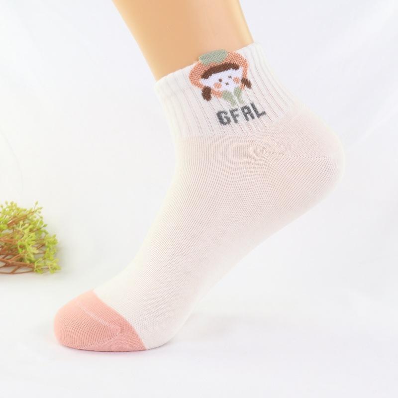 丝贝尔运动女船袜 金草莓 (2).JPG