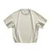Camiseta Suelta de Manga Corta con Diseño Minimalista Cleanfit para Hombres y Mujeres, Nuevos Tops Casuales Frescos de Estilo Veraniego