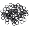 Anéis Circulares Coloridos, Anéis Simples e Duplos, Acessórios para Joias DIY Feitos à Mão, Anéis Circulares Fechados Coloridos, Pulseiras com Contas de Anel Único, Ferro Feito à Mão