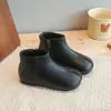 Botines de Piel para Niña 2026 Otoño Más Vendido Suela Suave Antideslizantes Botas Martin para Bebé Color Sólido Versátil Zapatos Individuales