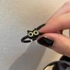 Anillo de monstruo de gato negro divertido con ojos grandes, dulce y genial, con dibujos animados, para novias y parejas, regalo de joyería.