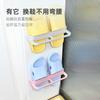 Estante para Pantuflas de Baño sin Perforaciones para Colgar en la Pared, Estante de Almacenamiento para Pantuflas de Baño, Toallero, Estante de Plástico para Almacenamiento de Zapatos para Comercio Exterior