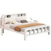 Cama com Estrutura de Ferro Extra Grossa Cama de Aço Carbono Montagem de Quarto de Aluguel Cama de Ferro Forjado Cama de Ferro Espessa para Dormitório Quarto Cama Simples Liquidação
