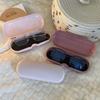 Como pez color Monet marco simple caja para gafas portátil pequeña fresca ligera gafas de sol caja para gafas de sol kj212