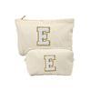 Bolsa de Hombro de Pana con Letras Transfronteriza de Amazon, Bolsa Bordada de Toalla, Bolsa de Almacenamiento para Neceser, Material de Pana