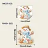 Navidad Divertido Combinación de Papá Noel y Muñeco de Nieve Pegatinas Decorativas Festivas para Asiento de Inodoro de Baño