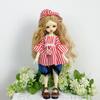 Abrigo para muñeca BJD de 6 puntos, vestido para muñeca de 30 cm, pantalón recto acampanado, vestido para muñeca fantasma.
