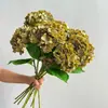 Venta caliente transfronteriza 180 piezas tacto de mano hidratante hortensia hortensia retro flor de simulación decoración de boda para el hogar estilo wabi-sabi
