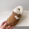 Sapatos infantis de inverno, galochas de neve para bebês, botinhas de cano baixo, sapatos de algodão para meninas, botas peludas, botas para meninos, botinhas de algodão para bebês