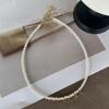 Collar Elegante de Nicho Estilo Francés Moda Versátil para Viajeros Perlas Apiladas Suerte Buena Suerte Perlas Cuentas Cadena Clavicular