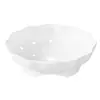Bandeja de vapor de PP de grado alimenticio con patas altas y múltiples agujeros para drenar, adecuada para cocinar al vapor bollos, dumplings, mariscos y otros alimentos, hecha de plástico tipo porcelana