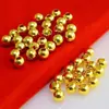Contas de Ouro de Areia Vietnamita Superfície Fosca Pequenas Contas Douradas Ouro Fosco Ouro Antigo Contas Espaçadoras Pulseira Colar Joias DIY