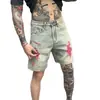 Shorts de mezclilla ligeros de verano para hombre, pantalones rectos holgados de longitud media, shorts casuales de moda versátiles y modernos para hombre