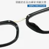 Gafas de moda trendy sin receta, estilo europeo y americano, gafas de aspecto natural estilo ins, gafas sin receta anti-luz azul, se pueden equipar con lentes recetados