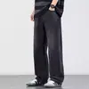 Jeans Claro Versátil Masculino Comércio Exterior Quatro Estações Novo Reto Solto Calça Masculina Versátil Perna Larga Casual Tendência