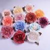 Cabeça de flor de peônia rosa de moda nacional artificial Acessórios de adorno de cabeça para terno Tang Hanfu Decoração de casa Fundo de parede de flores de casamento
