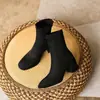 Botines de Tacón Alto de Gamuza Francesa con Forro para Mujer Otoño/Invierno 2026 Nuevos Botas de Tacón Grueso Punta Cuadrada Adelgazantes Botas Martin Botas Elásticas