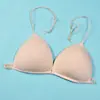 Comercio Exterior Bra Nuevo Cómodo Sexy Ropa Interior de Niña Francesa Sin Aro de Acero Moda Hebilla Delantera Hermosa Espalda Copa Triangular