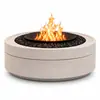 Fogata transfronteriza, mesa de fuego redonda de gas para exteriores, adecuada para patios, casas de huéspedes, hoteles y paisajismo, con opciones de fabricación a medida para fines de calefacción