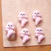 Acessórios de Arte de Unha Desenho Animado de Filhote de Urso de Pelúcia Acessórios de Unha Desgastáveis de Resina Fofa Cola Cremosa Materiais Manuais DIY