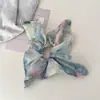 Anillo para el Cabello Cuadrado Estilo Pintura al Óleo Vintage de Nicho para Mujer Estilo Alto Temperamento Cuerda para el Cabello de Cola de Caballo Baja tamaño pequeño Correa para el Cabello Accesorios para el Cabello