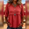 Nueva Ropa de Mujer Otoño 2026: Blusas Transfronterizas Estilo Europeo y Americano, Camisas de Color Sólido Holgadas de Moda