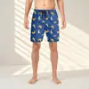 Nuevos Shorts de Hombre de Venta Caliente Transfronterizos Shorts de Playa Personalizados Digitales 3D Casuales Estampado de Tiburón Plátano Shorts de Hombre
