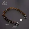 Bolsa de hombro vintage de cadena para debajo del brazo al por mayor de fábrica, bolso de mano acrílico, decoración de cadena ancha para bolso, accesorios de tesoro