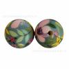 HongzhouNuevo 15mm Marca de Agua 2 Tótems Pulsera de Cuentas de Silicona Joyería DIY Cuentas Sueltas Hilo de Cuentas Fabricante en Stock