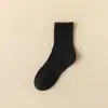 Calcetines para Hombre Resistentes al Olor Absorbentes del Sudor Hilo de Algodón Puro Calcetas de Media Caña para Hombre Otoño Calcetines Largos para Hombre 10A Antibacterianos Previenen el Pie de Atleta